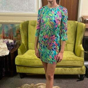 Lilly Pulitzer Hidden Giraffe Shift Dress, size 0